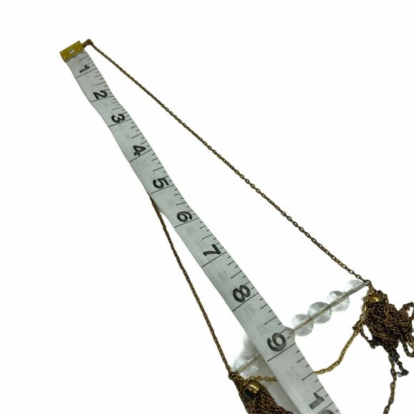 Moss Mills Gold Tone Barcelona Stone Necklace - Picture 6 of 13